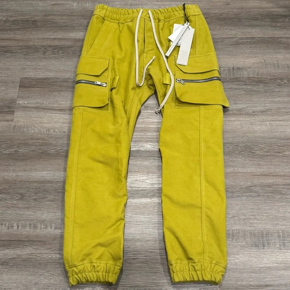 Rick Owens Mastodon Cargo Pants in Acid - Picture 4 of 13